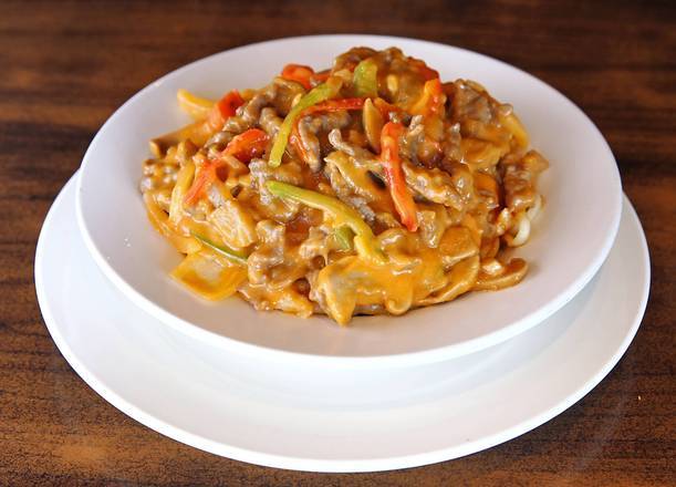 Braised Shredded Beef on Linguini in Russian Style 俄國牛柳絲燴意大利麵